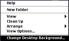 Change Desktop Background...