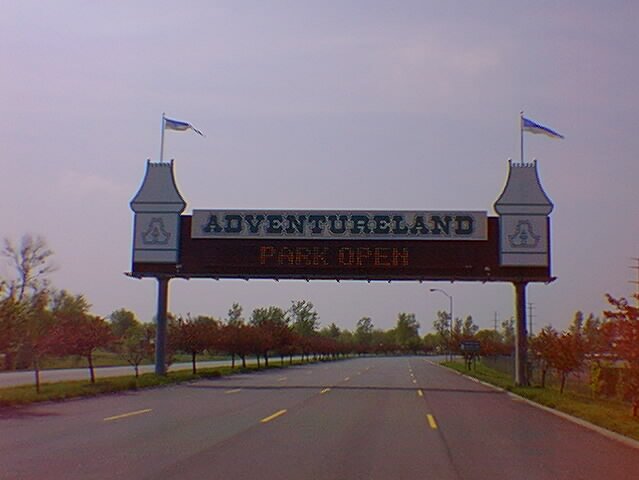 Outside
