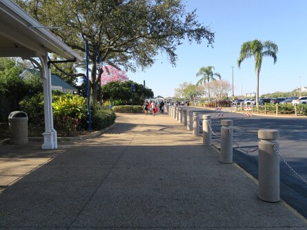 Outside